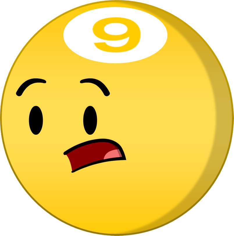 9-ball - 9 Ball Png Bfdi (805x813)