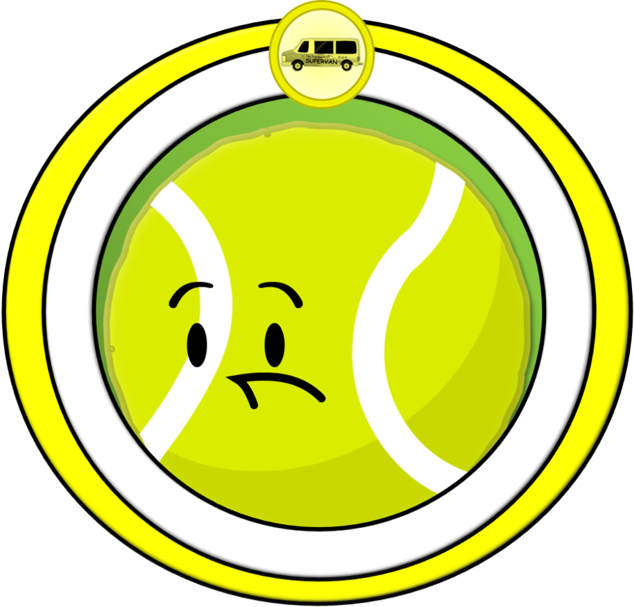 Bfdi Tennis Ball X Golf Ball - Object Crossovers Tennis Ball (914x874)