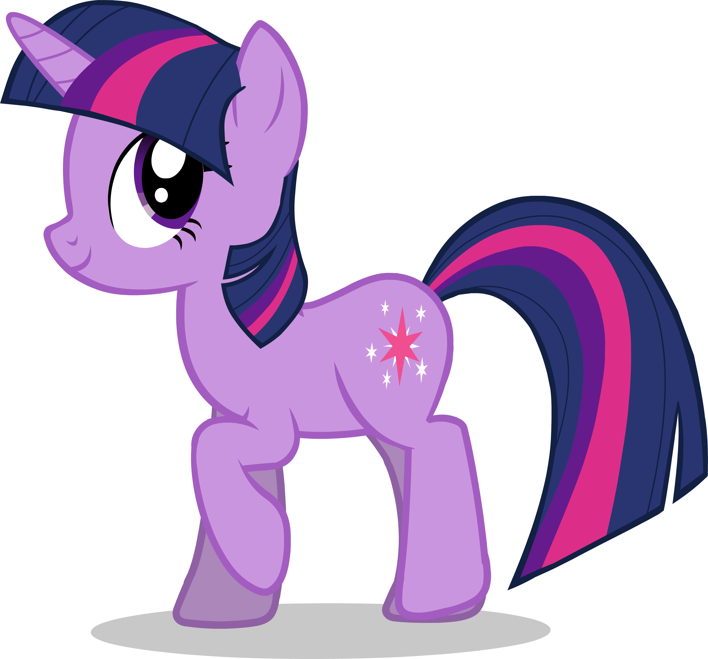 My Little Pony Clipart Group Friend - Twilight Sparkle Animated Gif (2866x2669)