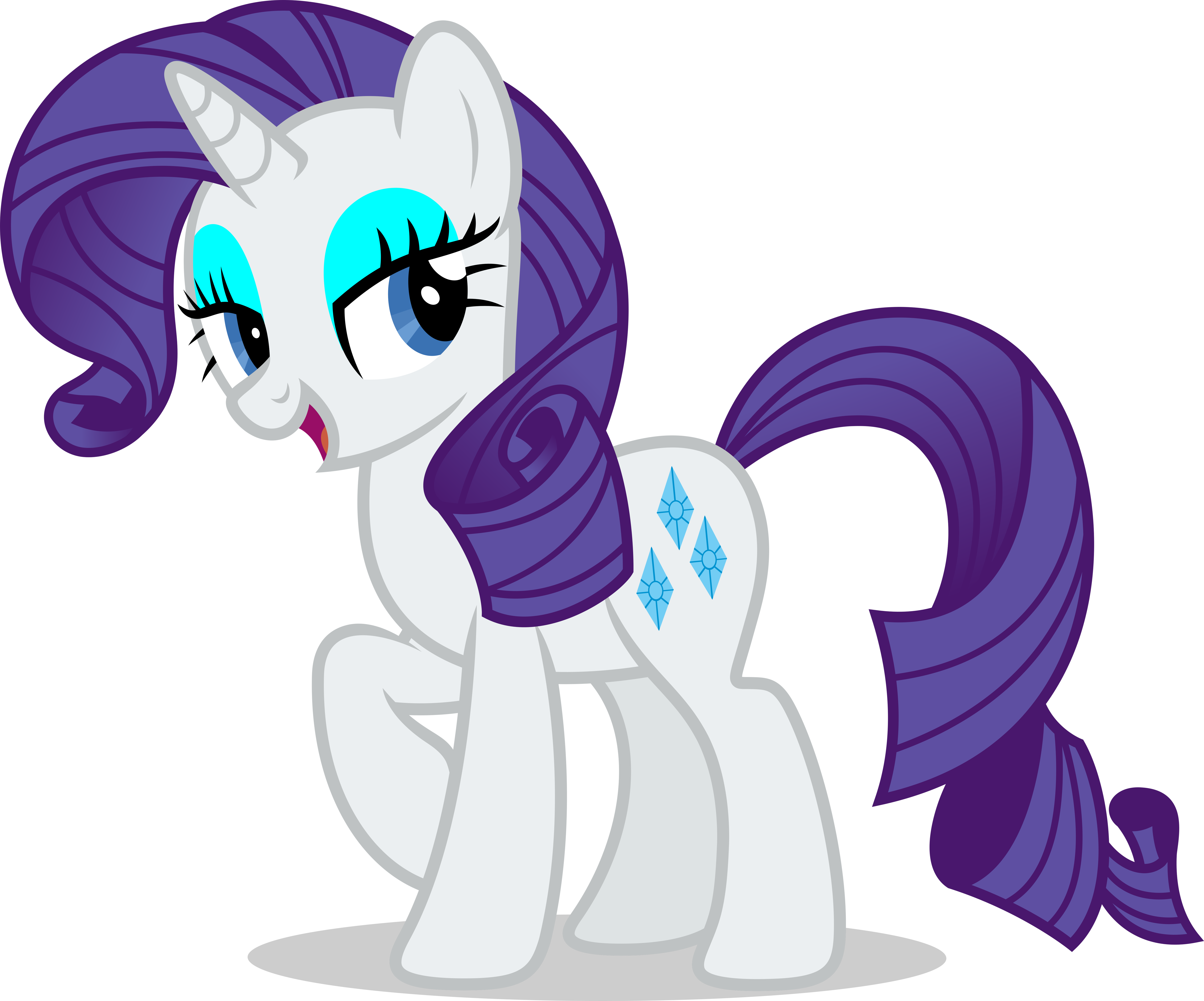 Vector - My Little Pony Rarity Tutu Dress, Mlp Costume, Halloween (7000x5818)