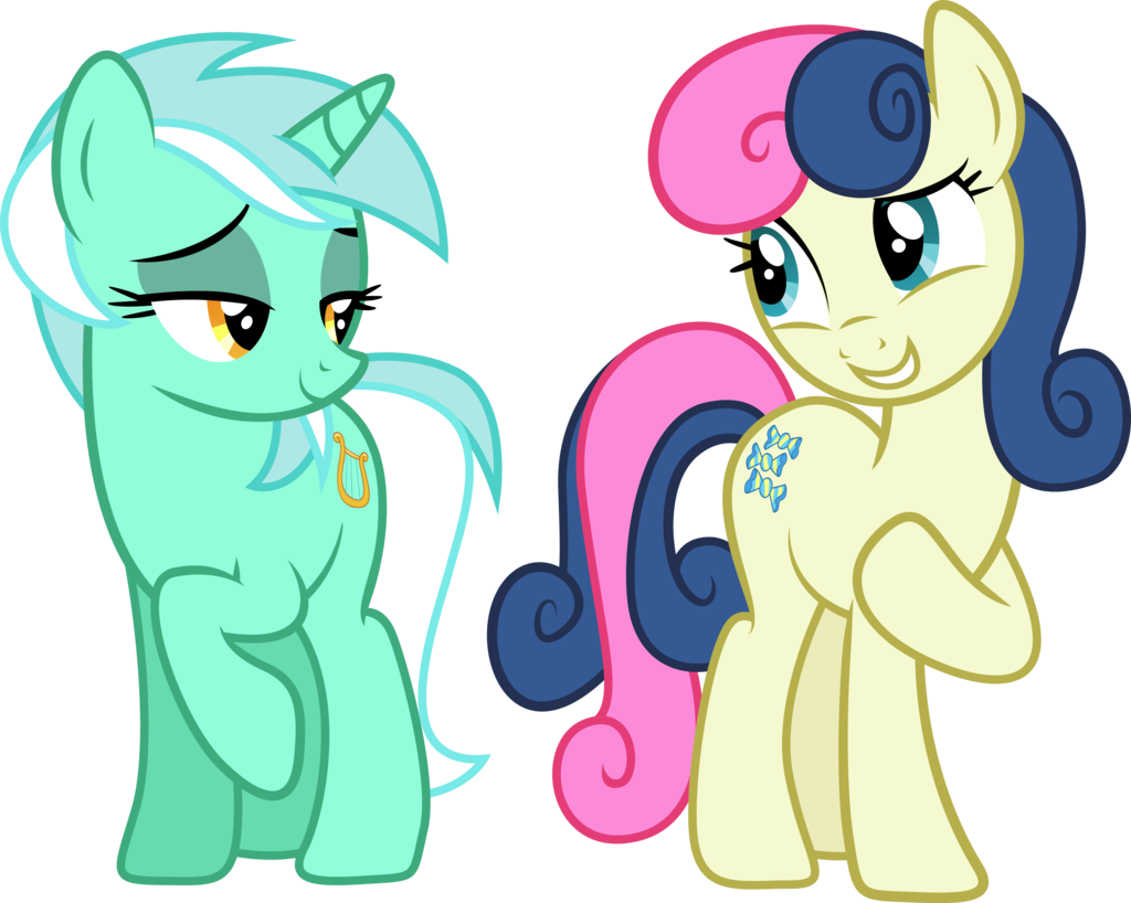 You Are My Best Friend By Paulysentry - Lyra And Bon Bon (1024x818)