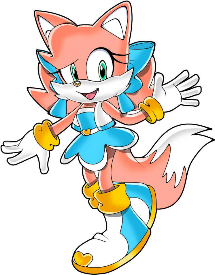 Vennie The Fox, Tail's Younger Sister And Paula's Best - Yue Lang The Fox Sonic X (791x1010)