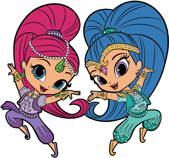 About - Shimmer And Shine Svg (588x544)