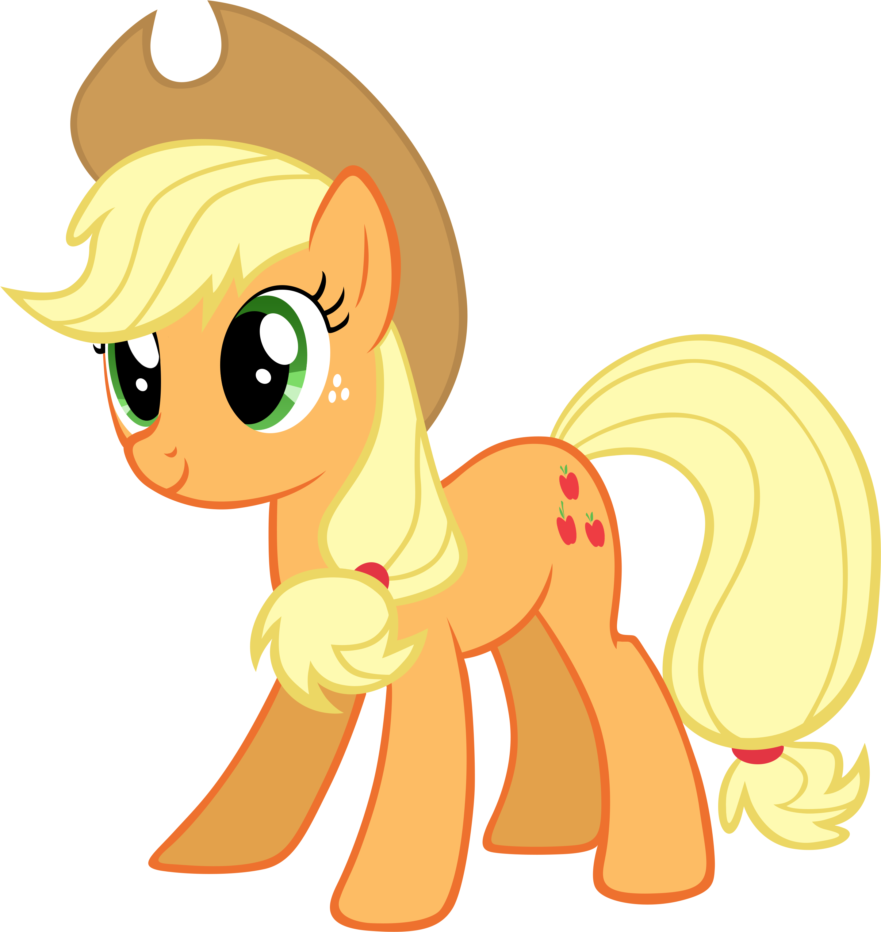 Applejack By Energyfrost - Poney Applejack (3000x3140)