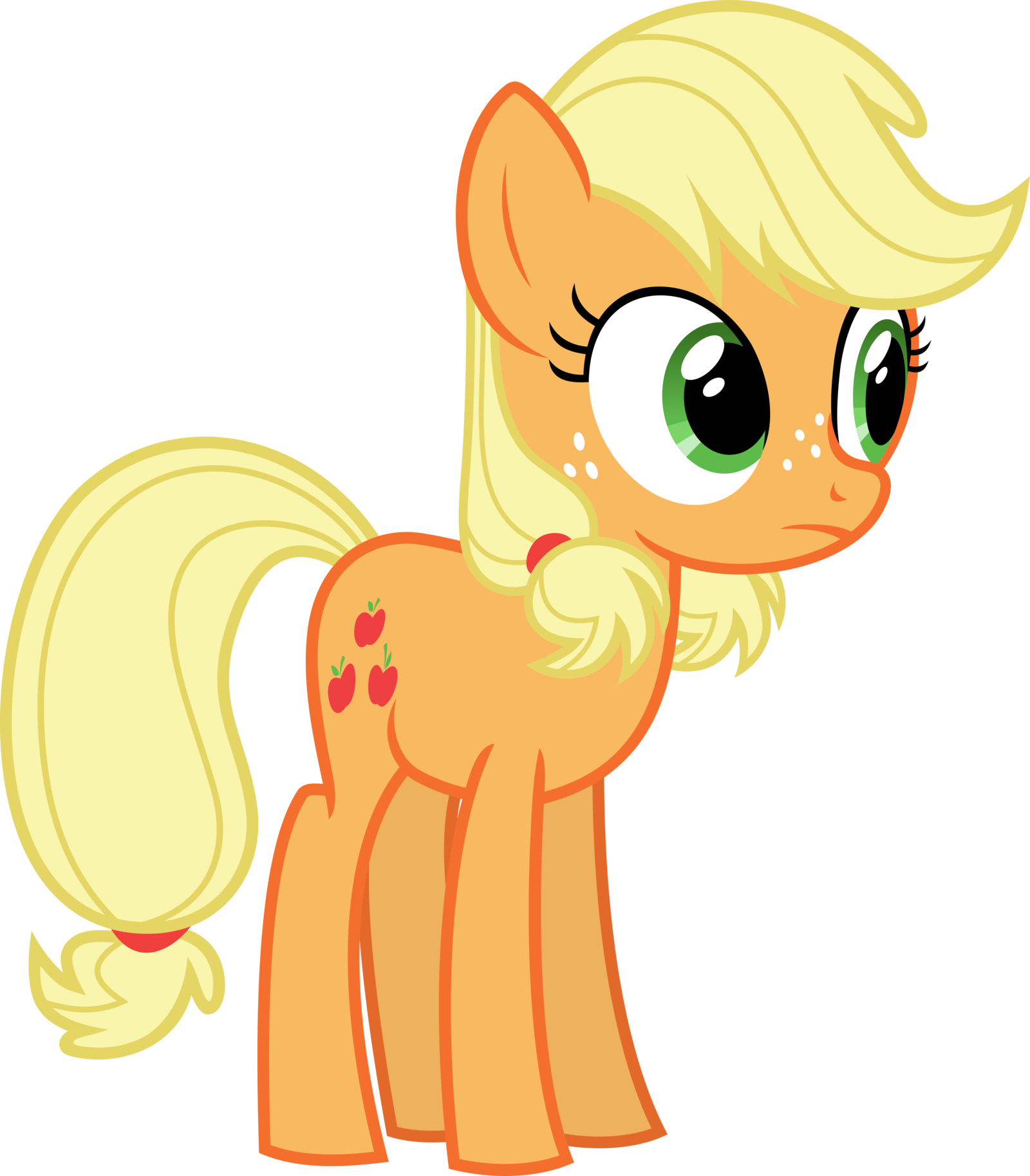 Teenage Applejack By Magister39 Teenage Applejack By - My Little Pony Cartoon (1600x1827)
