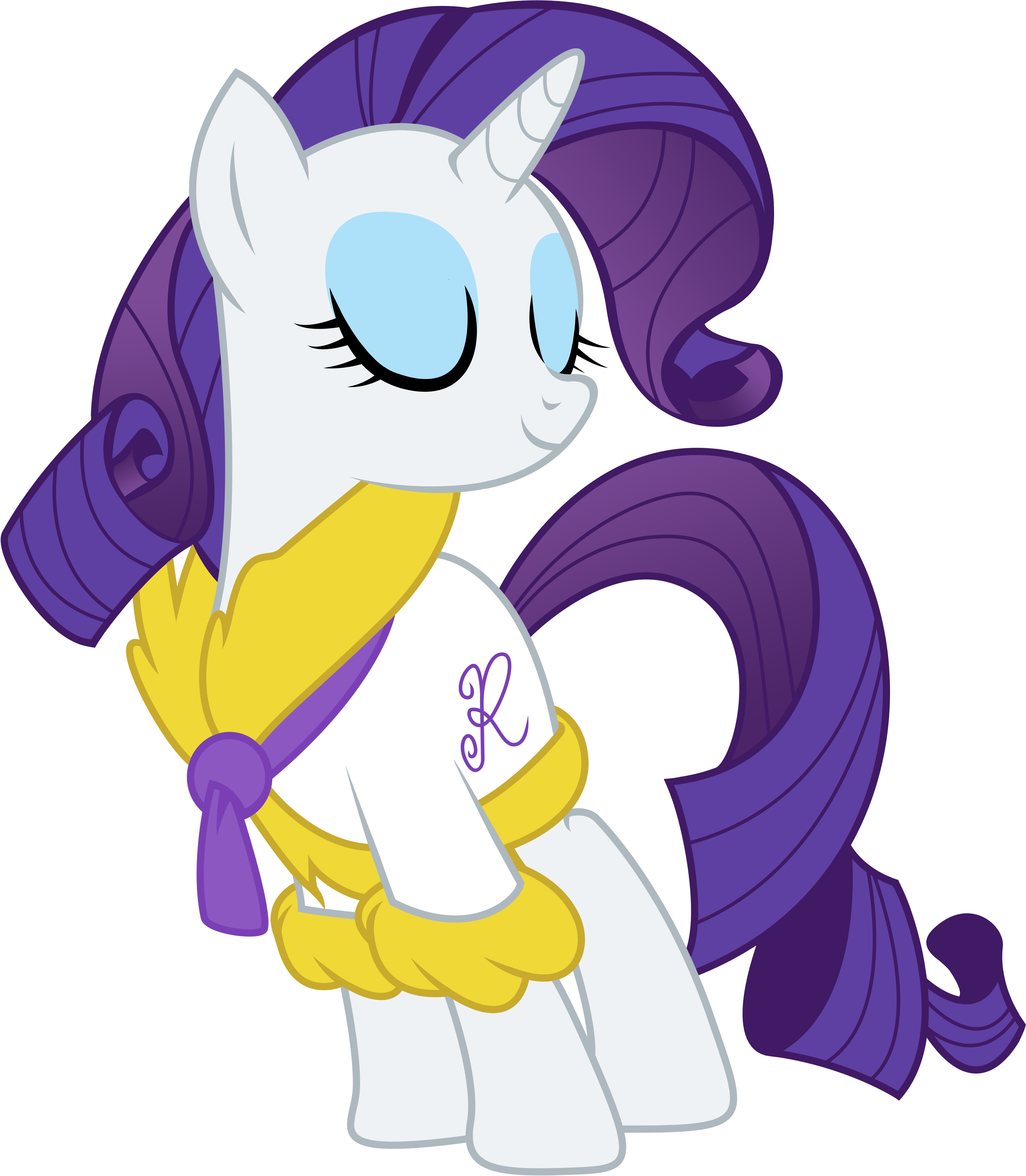 Rarity In A Bathrobe Vector By Kooner-cz - My Little Pony Rarity Bathrobe (4325x5000)