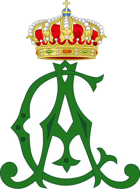 Royal Monogram Of Charles Alexander, Grand Duke Of - Royal Monogram Prince Charles (480x647)