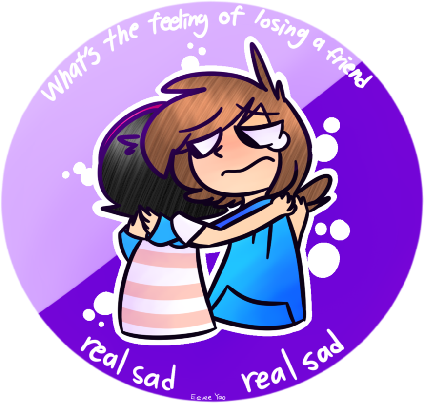 What's The Feeling Of Losing A Friend By Eeveeyao - Cartoon (949x841)