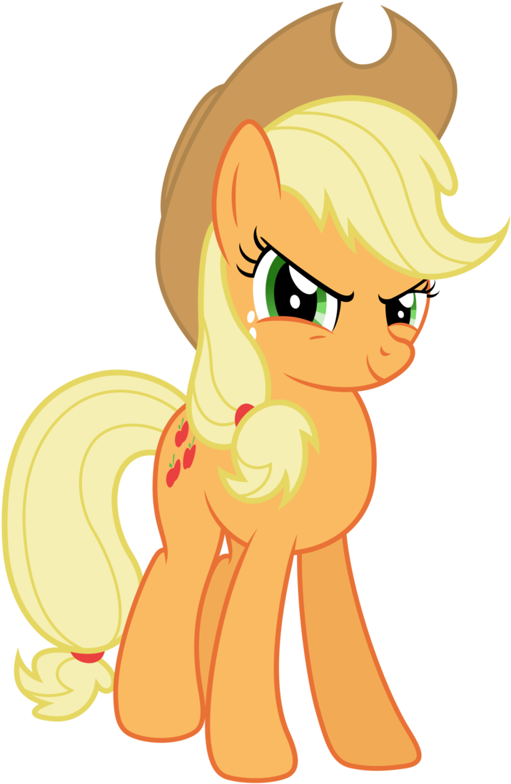 Confident Applejack By Stabzor-d6f9l5l - My Little Pony Cartoon (723x1106)