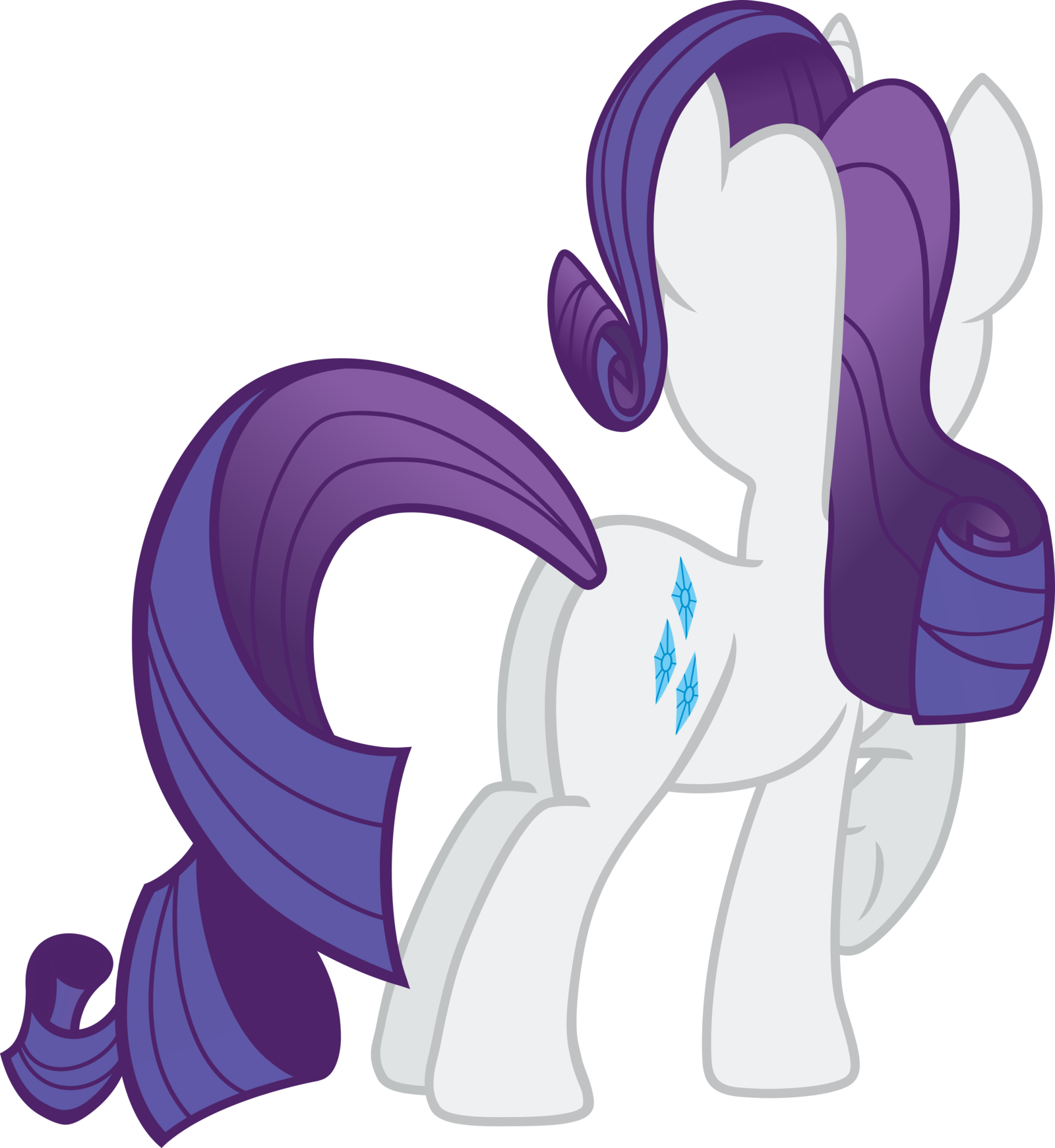 Rarity's Roots By Psychoanalyticbrony Rarity's Roots - Rarity Vector (1600x1741)