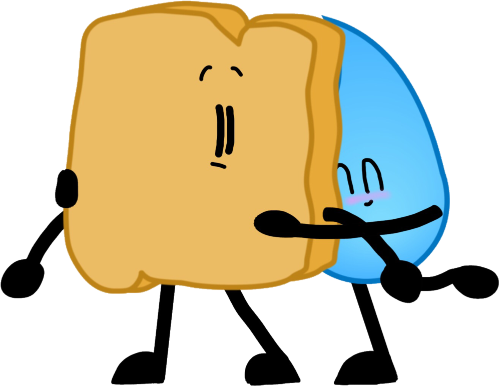 Wooddrop 2 By Ball Of Sugar - Bfdi Woody And Teardrop (1024x806)