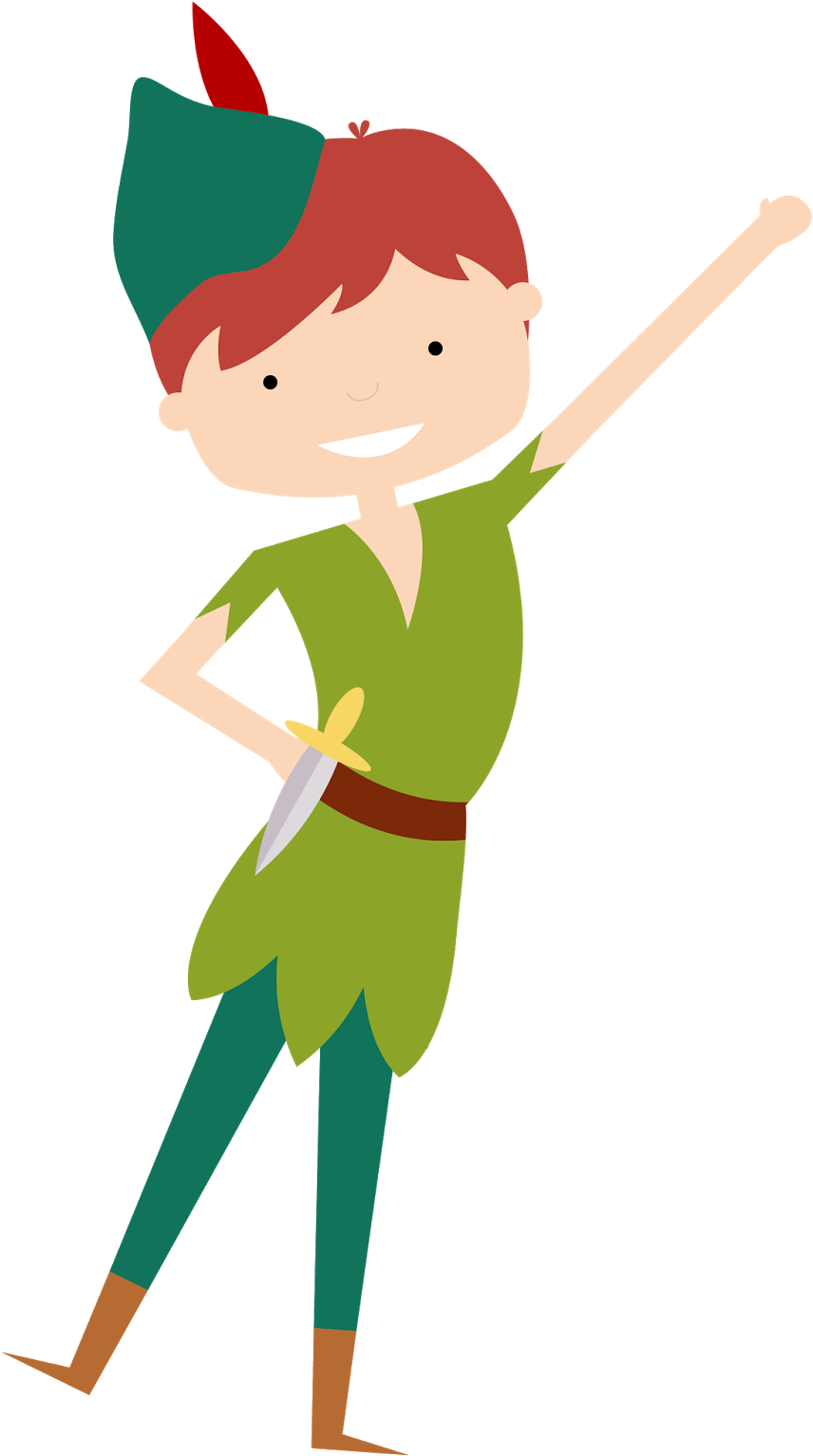 Peter Pan Clip Art Peter Pan Png Tcwmja Clipart - Png Transparent Peter Pan (891x1600)
