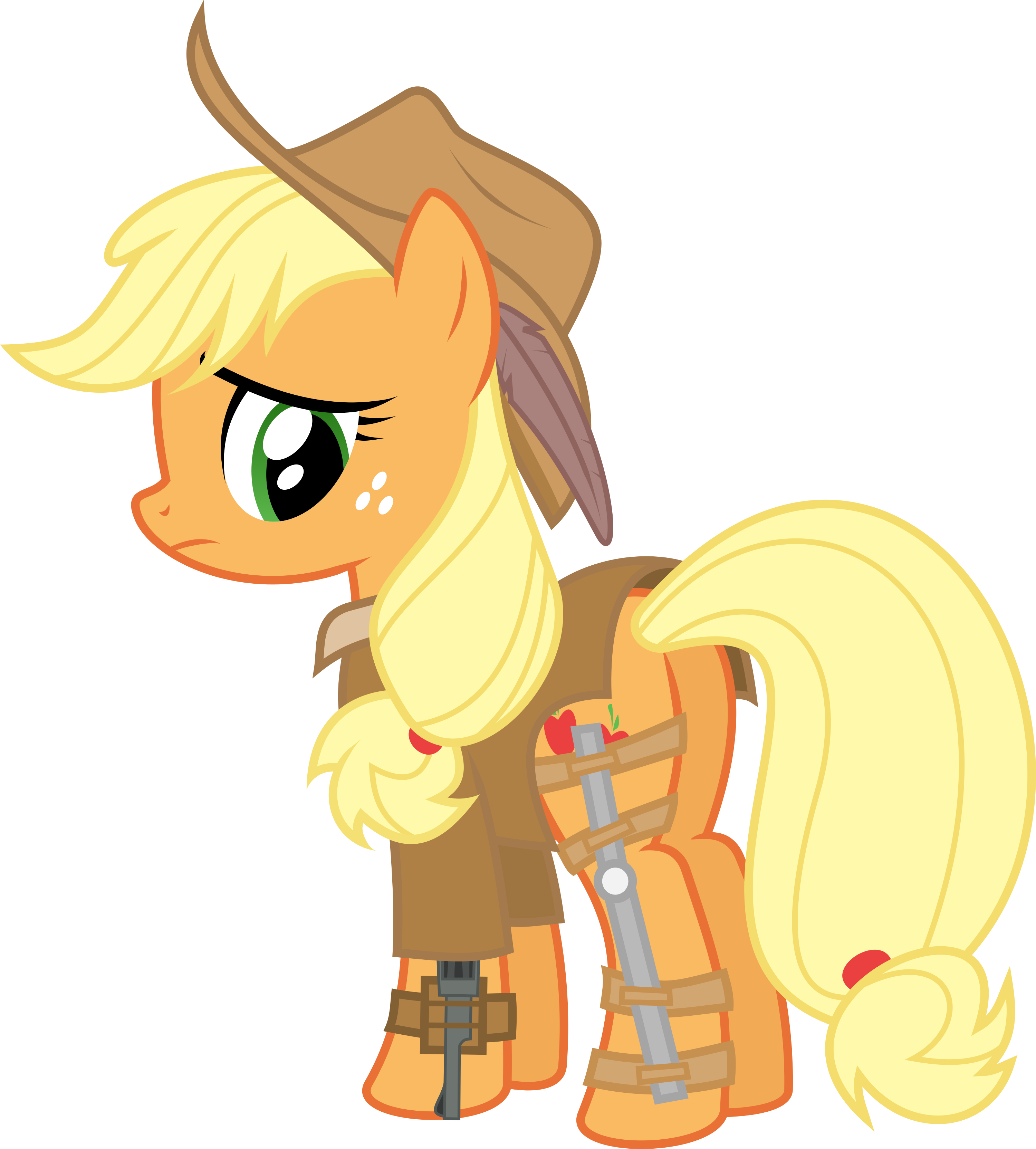 Applejack, Ponyville Sheriff By Ruinedomega - Pony Friendship Is Magic Applejack (3000x3327)