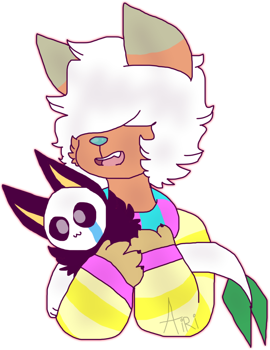 Small Friend By Airi-chu - Cartoon (1024x1365)