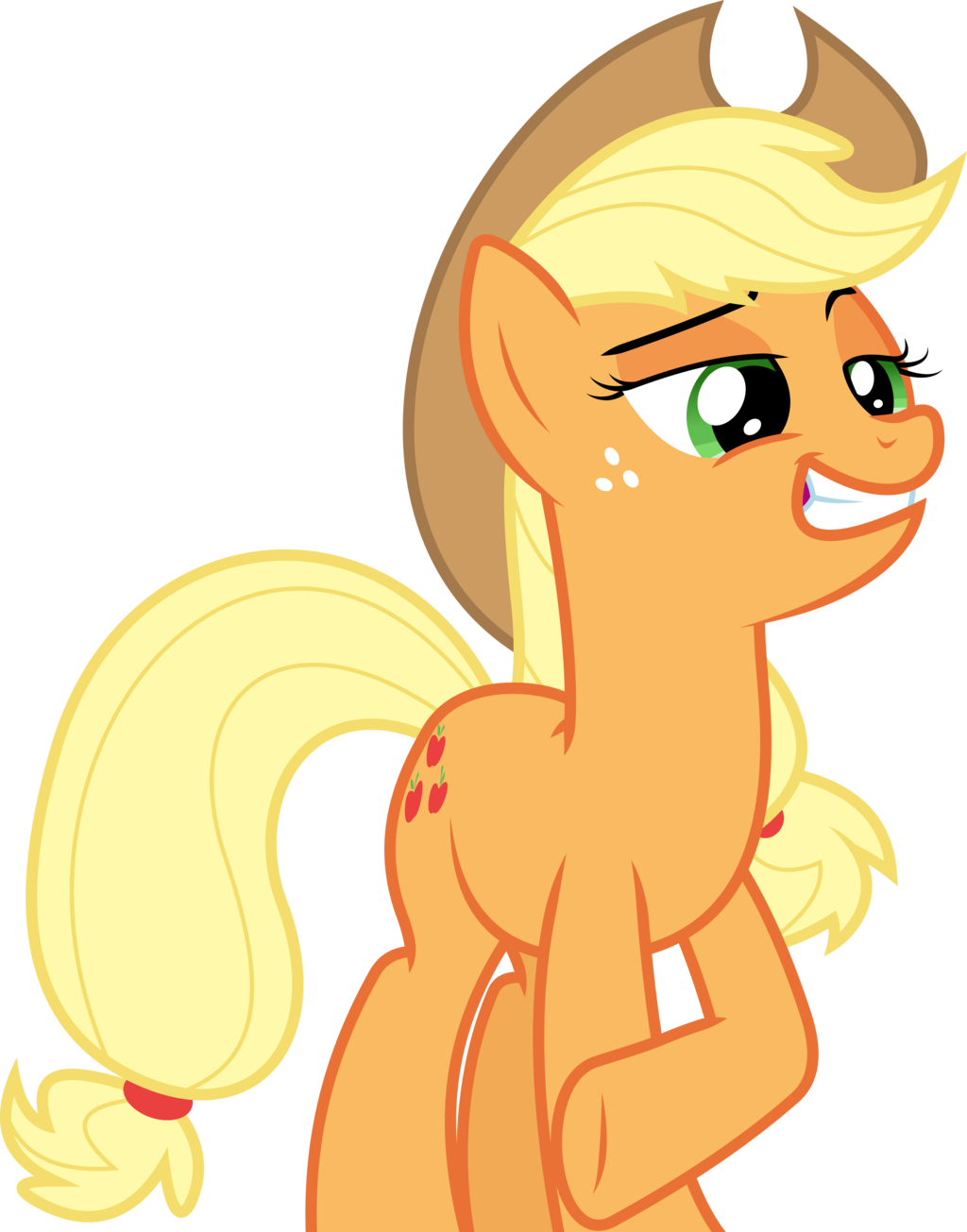 Yetioner 72 1 Proud Applejack By Dasprid - Mlp Applejack Vectors (1024x1305)
