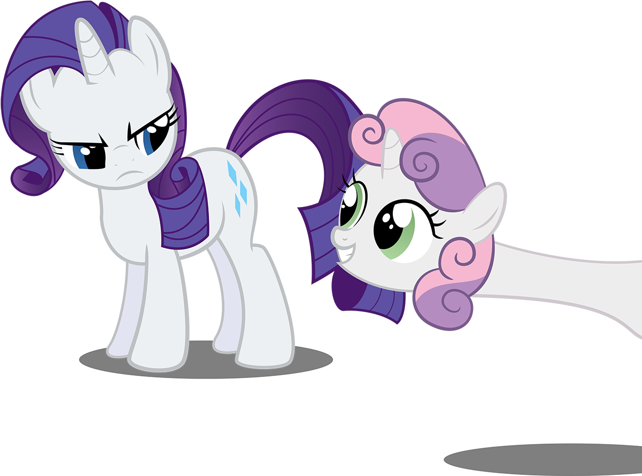 Sweetie Belle Trolls Rarity By Spellboundcanvas Sweetie - Sweetie Belle As Rarity (1270x953)