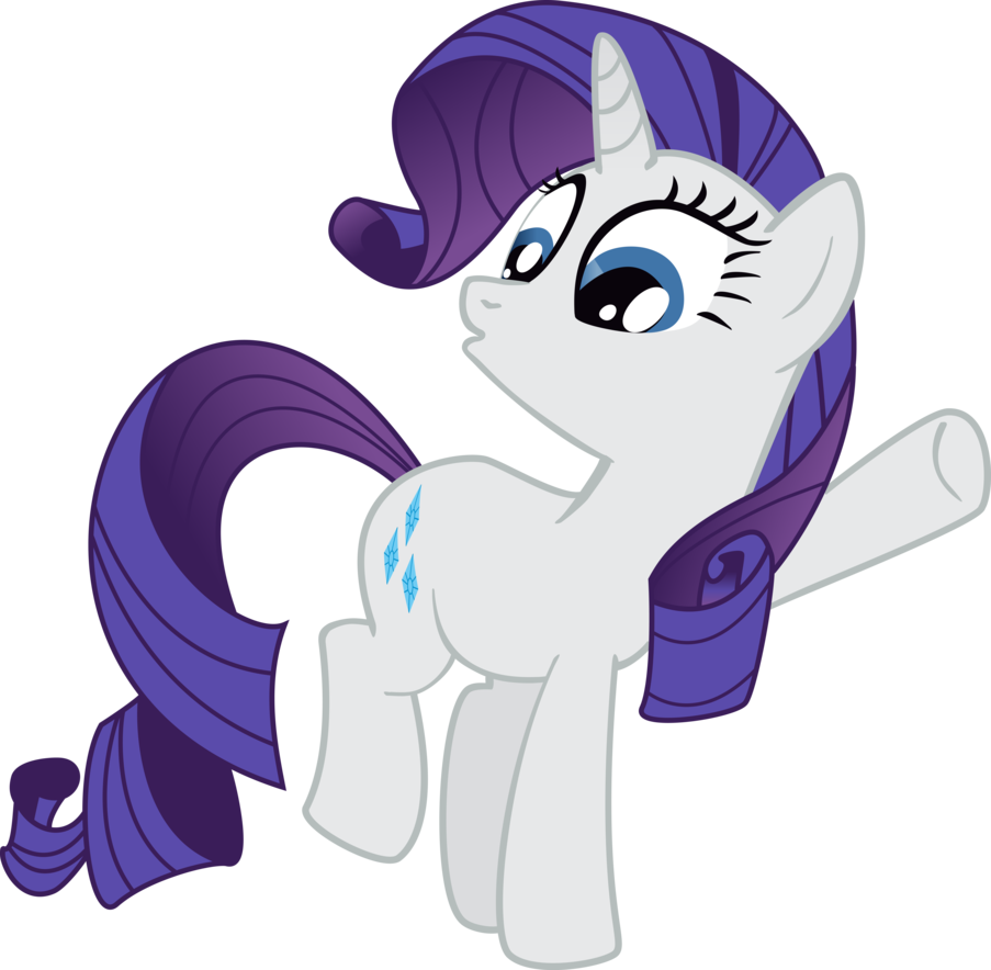 Rarity Vector By Fuzzywuff - Rarity Vectors (903x884)