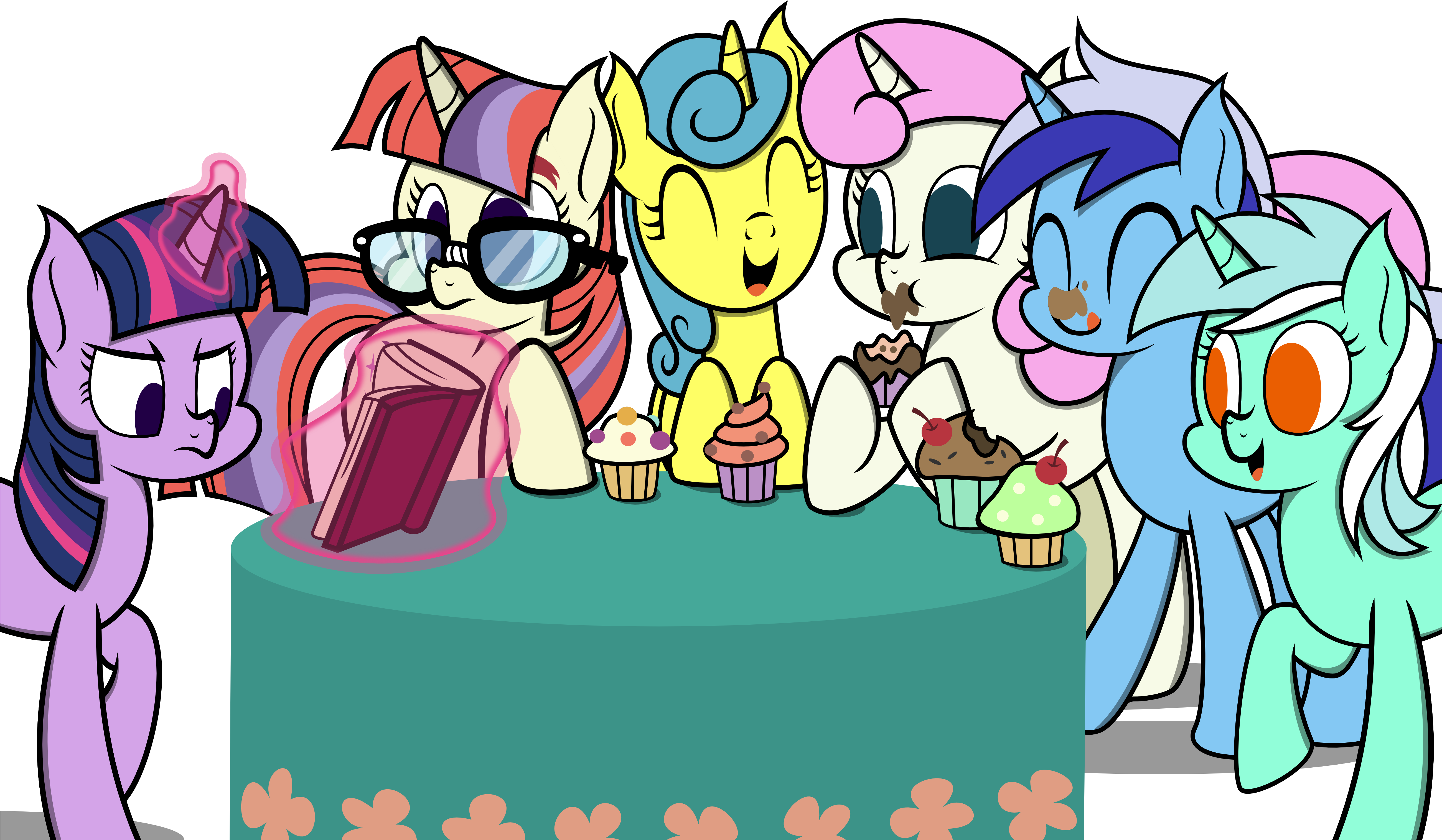Old Friends By V0jelly Old Friends By V0jelly - My Little Pony Twilight's Old Friends (5200x3200)