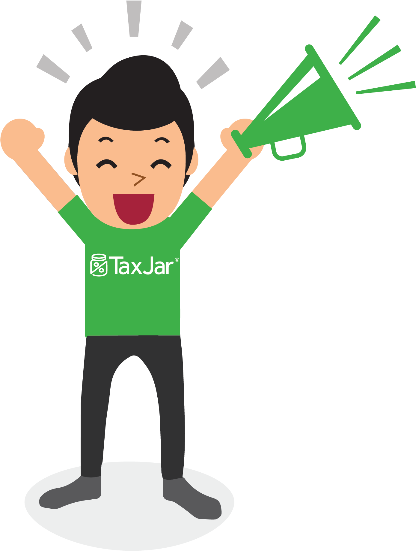 For Sharing Taxjar With A Friend - Cartoon (1896x1967)