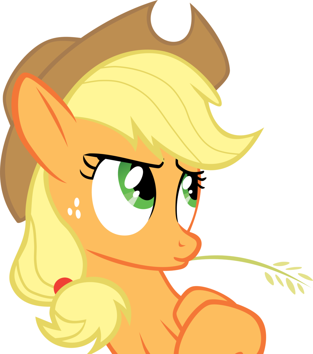 Applejack Y All Hear That By Blindcav - Apple Jack Png (1024x1158)