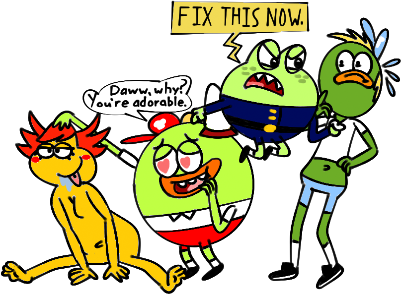 Frog And Toad Are Not Friends By Davey The Human - Jelly Breadwinners The Princess Frog (896x704)