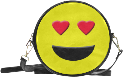 Emoticon Heart Smiley Round Sling Bag Model Id Png - Miraculous Ladybug Marinette Bag (500x500)