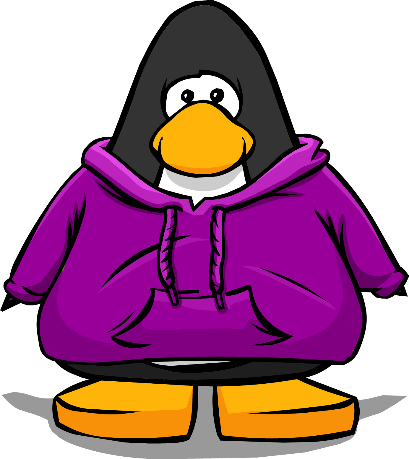45, March 7, 2018 - Club Penguin Purple Penguin (1384x1554)