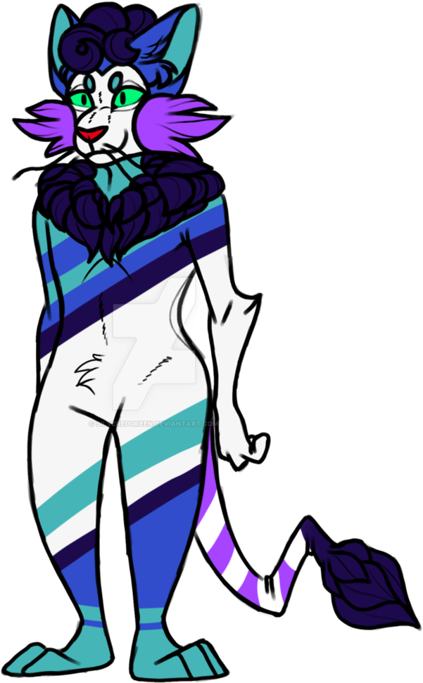 Design Isn't 100% Set In Stone But My Secondary Fursona - Cat (774x1032)