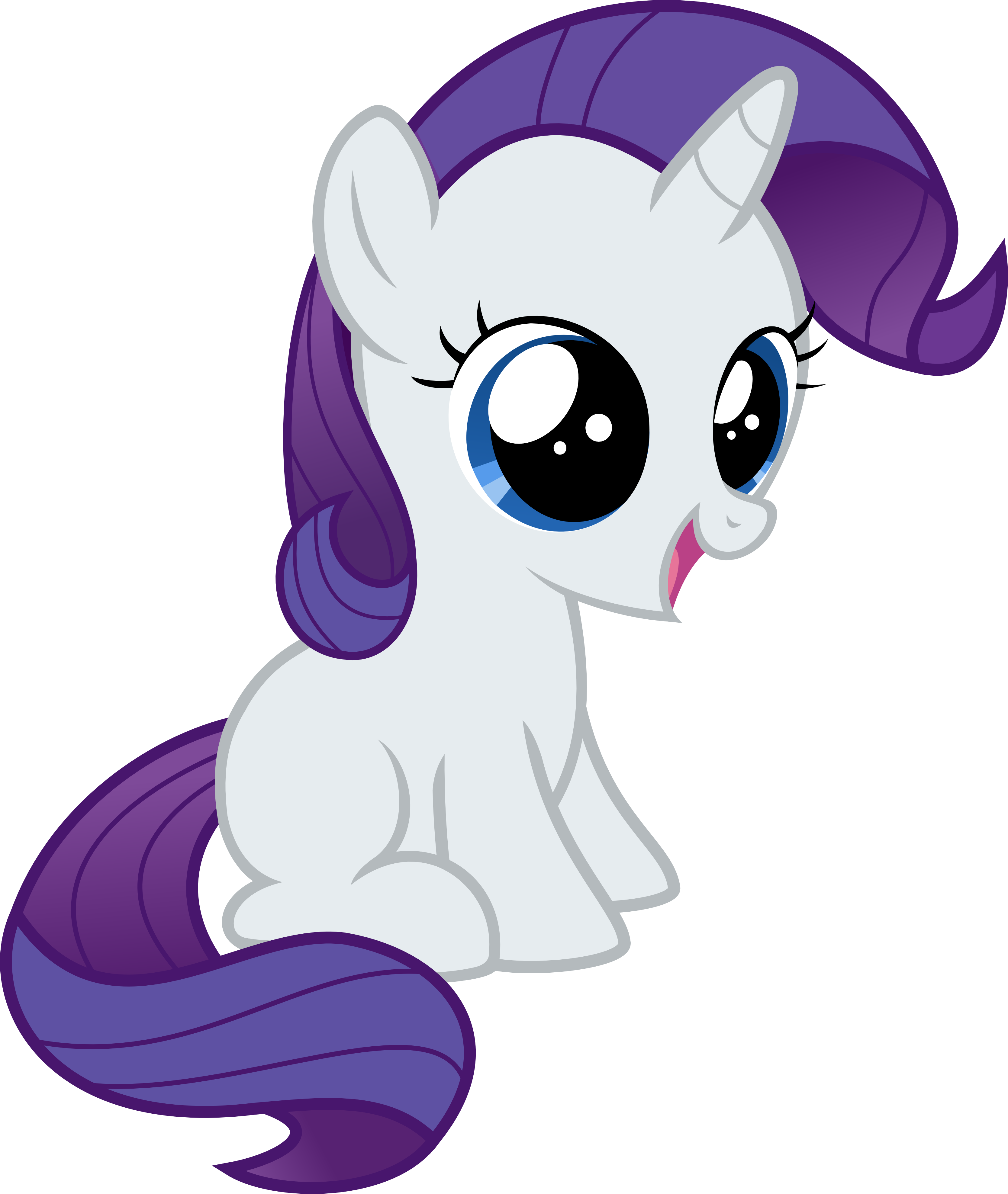 Filly Rarity Vector By Crimsonlynx97 Filly Rarity Vector - My Little Pony Rarity Baby (3337x3954)