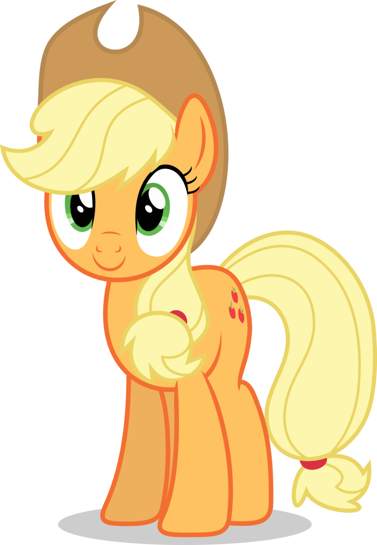Mlp Fim Applejack Vector By Luckreza8 - Apple Jack (743x1075)