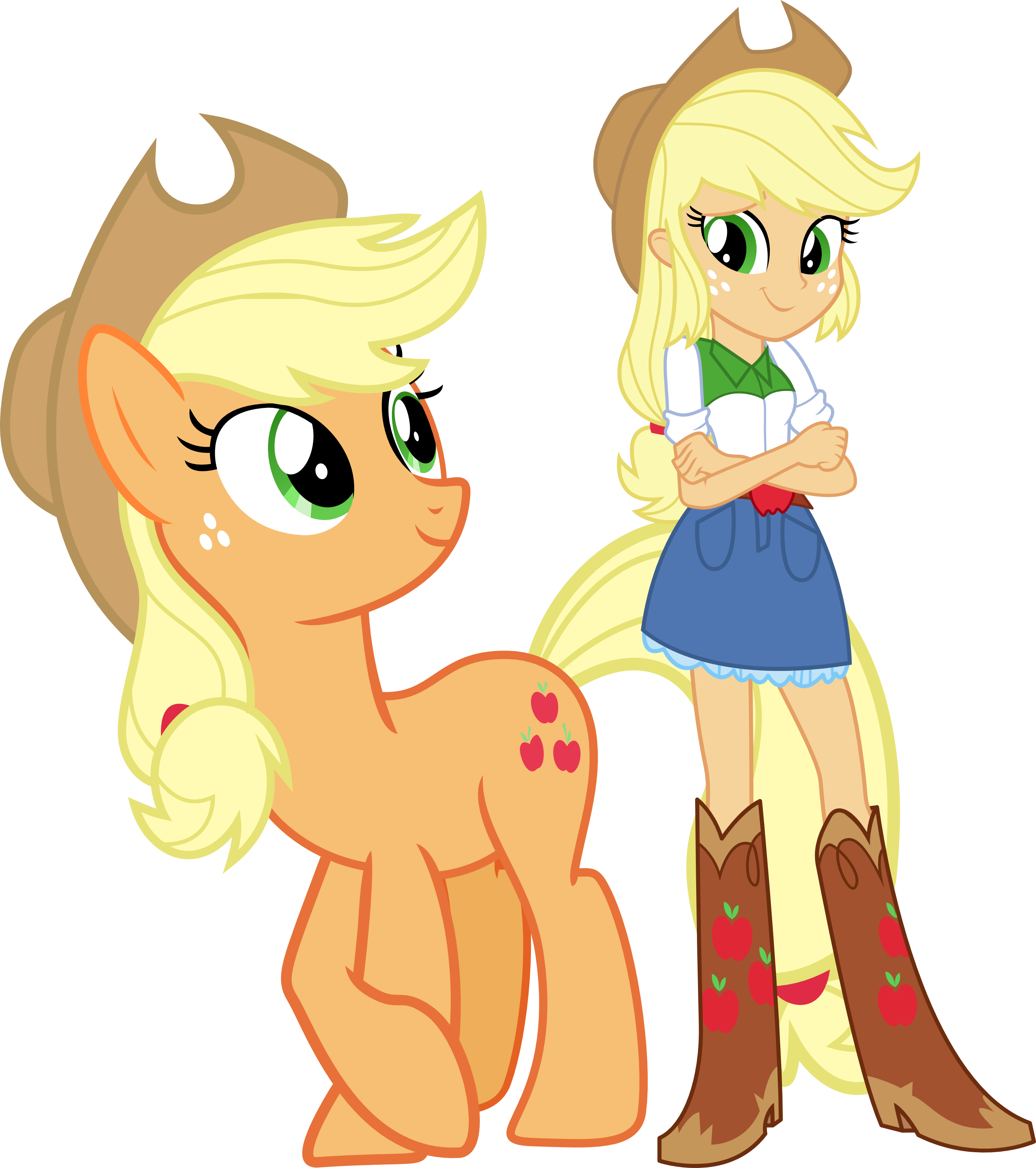 Applejack And Applejack By Hampshireukbrony-d6mtmym - Applejack A Boy Or Girl (2884x3250)