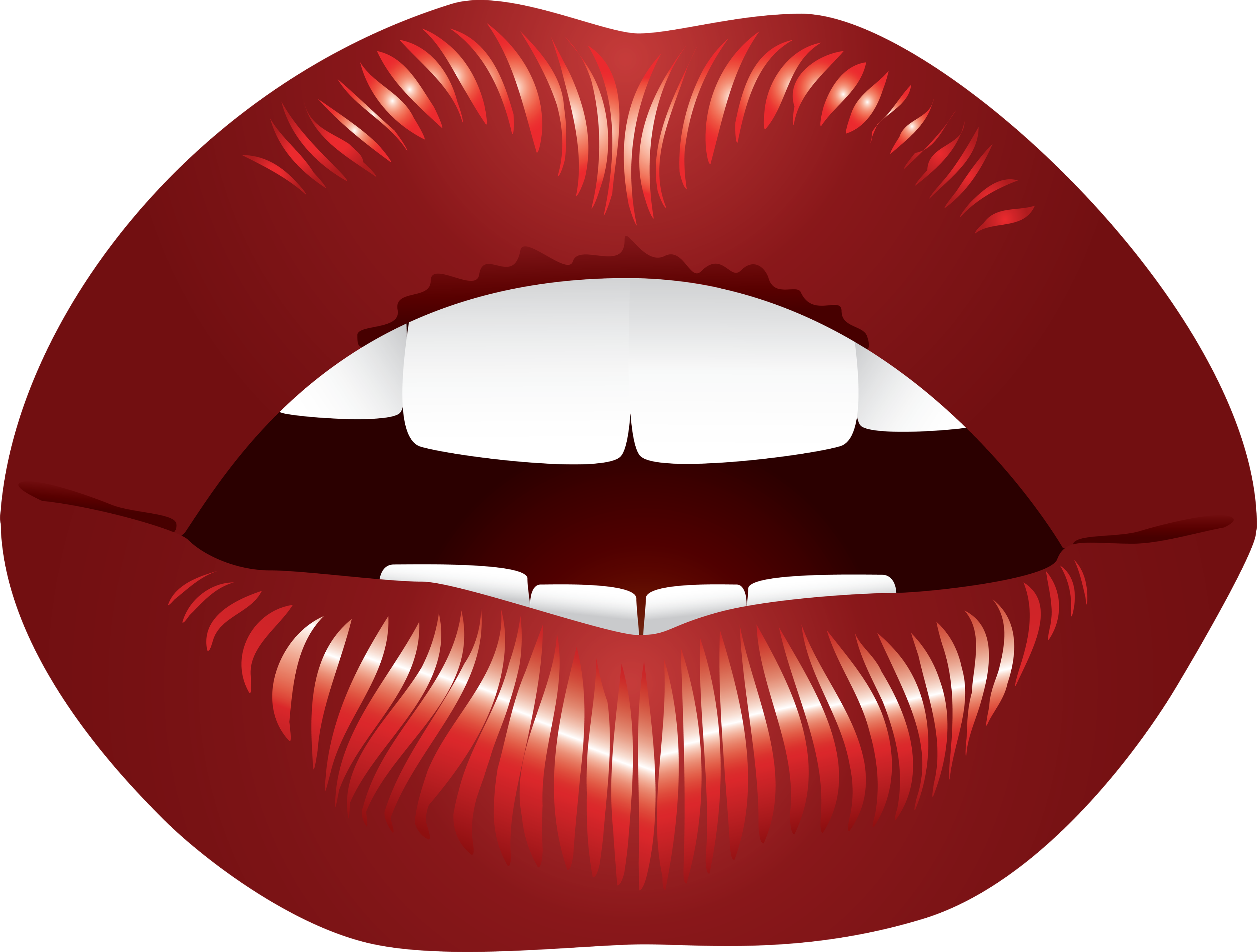 Lips Clipart Transparent Background - Lips Clipart Transparent Background (3520x2665)