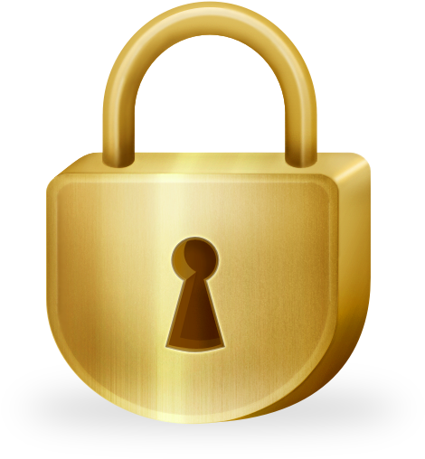 Classy Lock Clipart Icon - Security Lock Clip Art (512x512)