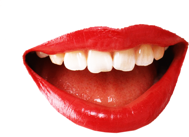 Lips Transparent Png Sticker - Smiling Mouth Png (640x480)