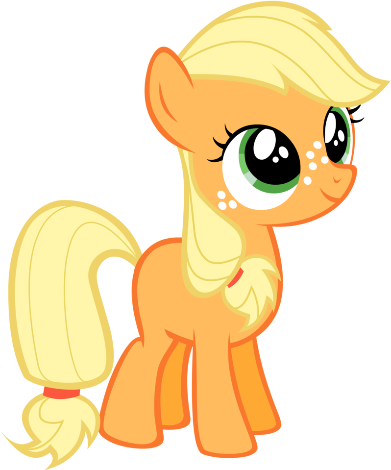 Filly Applejack - My Little Pony Cartoon (817x977)