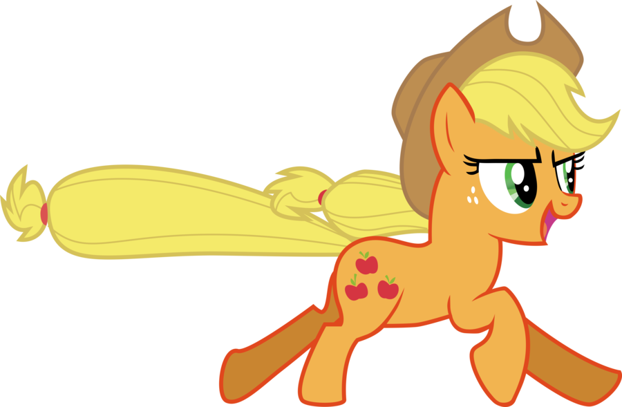 By Cba24 - Applejack Galloping (900x589)