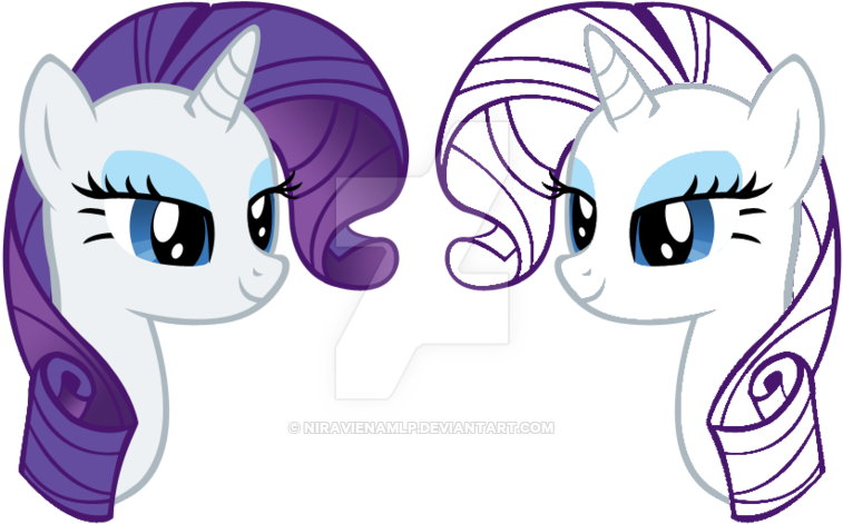 Rarity Vector By Niravienamlp - Comics (800x484)