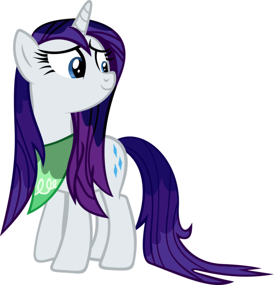 Wet Rarity Vector By Hombre0 - Rarity Wet Mane Vector (877x912)