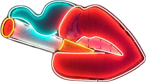 Transparent Blg - Neon Png (500x411)