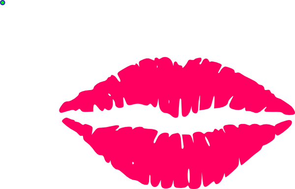 Transparent - Free Silhouette Of Lips (600x384)