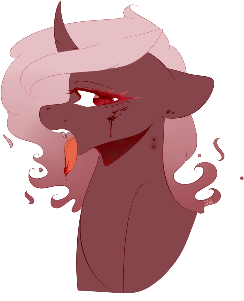 Alliedrawsart, Blood, Goretober, Oc, Oc - Illustration (1024x1024)