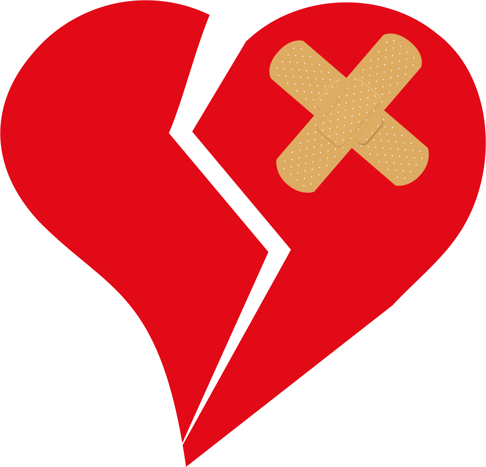 Images For > Broken Heart - Heart Disease Clipart (2000x1926)