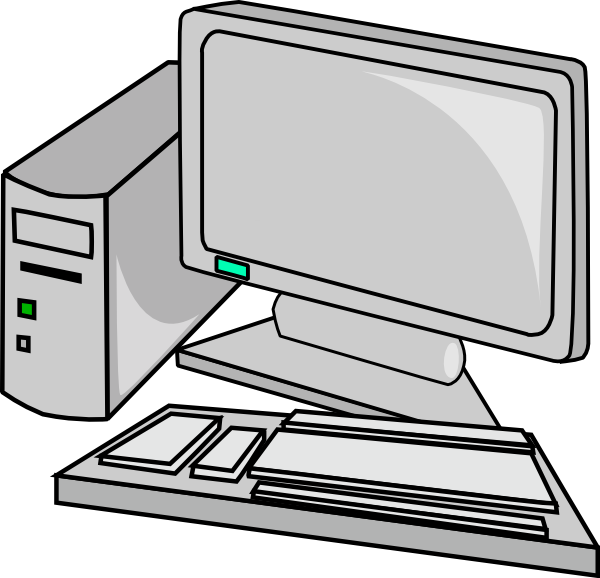 Clipart Of Pc, Desktop And Ibm - Personal Computer (600x578)
