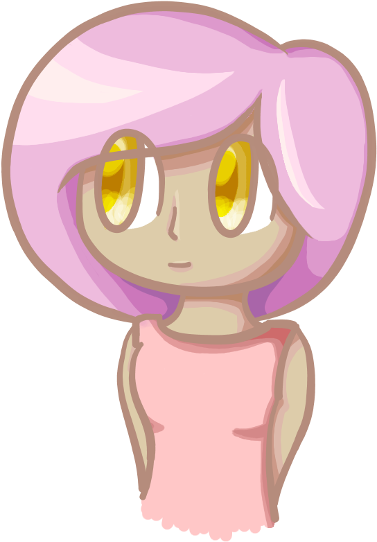 Girl With Purple Hair And Hazel Eyes By White-spark - Cartoon (622x824)