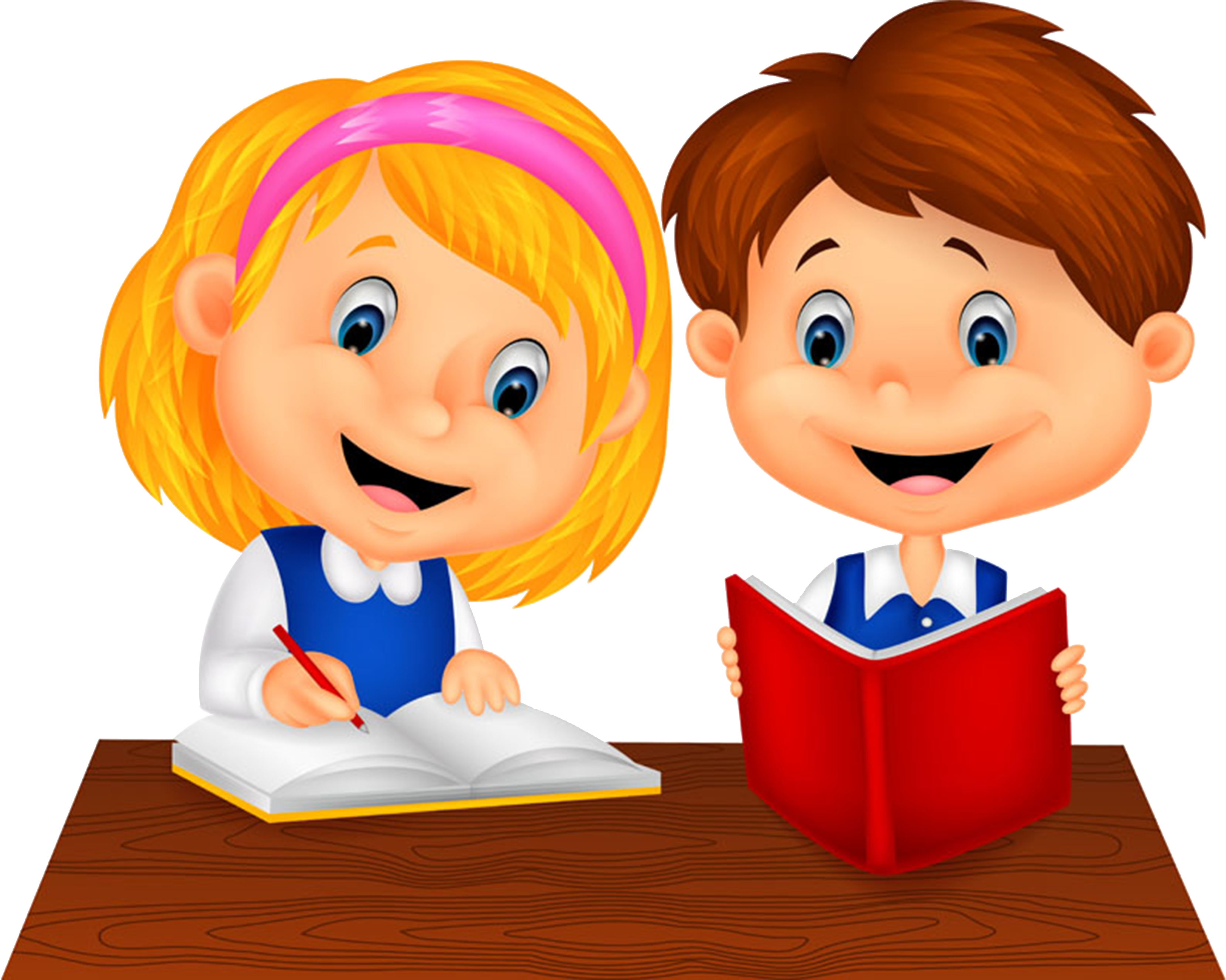 Cartoon Study Skills Royalty-free Illustration - Reading And Writing Cartoon (4167x2654)