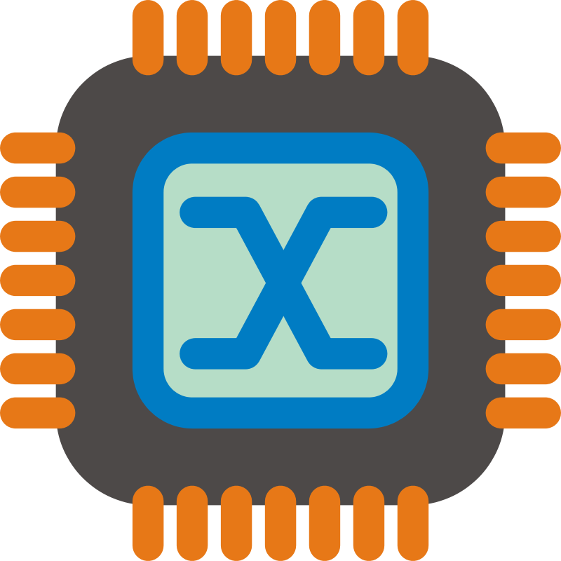 Free Circuit Board Free Switch Free Chip - Computer Chip Vector Png (1280x1280)