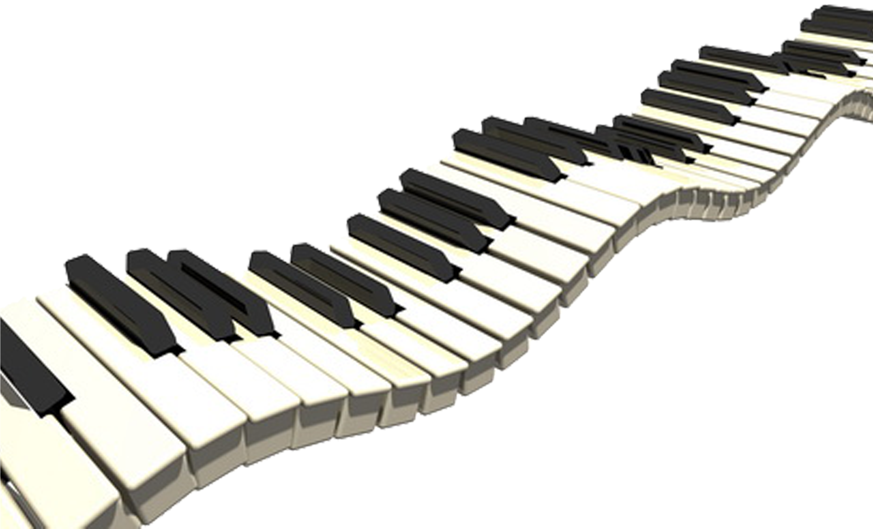 Piano Musical Keyboard Clip Art - Piano Keys Throw Blanket (2953x2953)