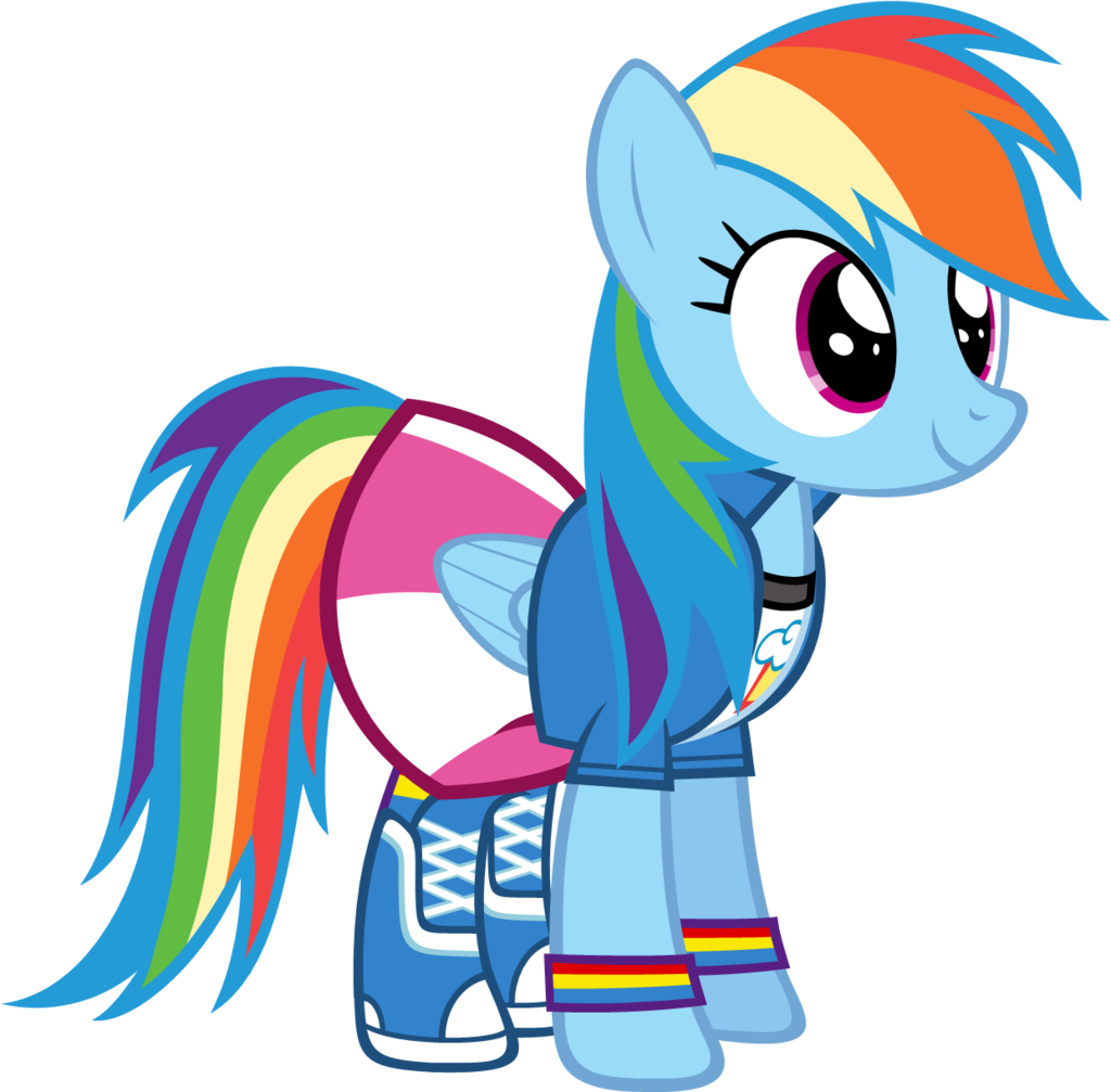 Mlp Equestria Girl Rainbow Rocks Awesome - Rainbow Dash A Girl (1024x1007)