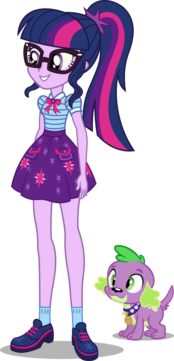 Twilight Sparkle Images Twilight Sparkle And Spike - My Little Pony Equestria Girls Twilight Sparkle (578x1200)