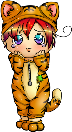 Tiger Chibi Boy By Shushikitty - Chibi Tiger Boy (500x500)